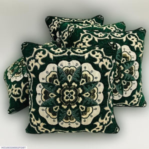 5 Pcs Velvet Jacquard Embroidered Cushion Cover