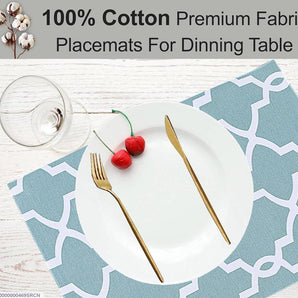 6 Pcs Cotton Printed Table Mat