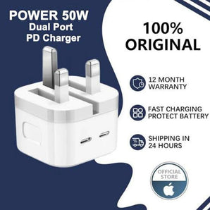 35W Power Adapter with Type C Charging Cable - Essential 2 Pcs Set