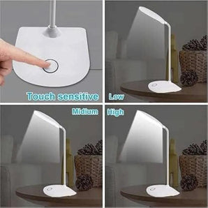 Rechargeable White Table Lamp - Compact Design for Modern Spaces